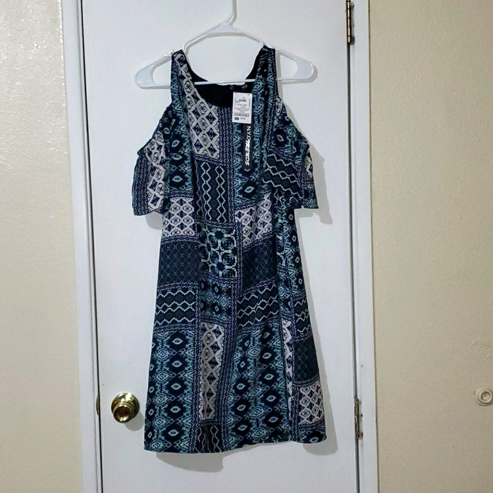 New Cold Shoulder Pattern Dress